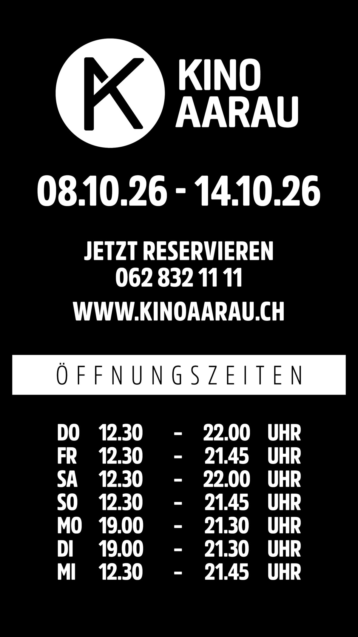 Oeffnungszeiten Woche41